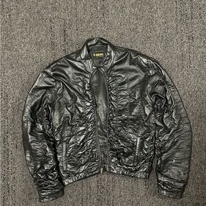 Unique Black Leather Jacket for Men